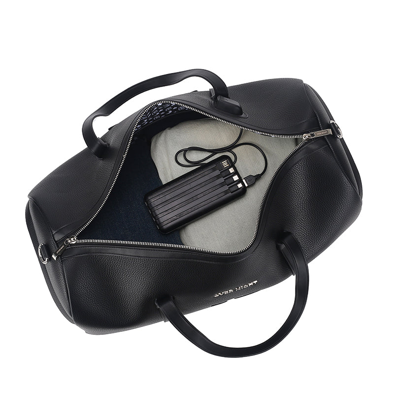 Overnight Travel Bags® Black Go Duffle