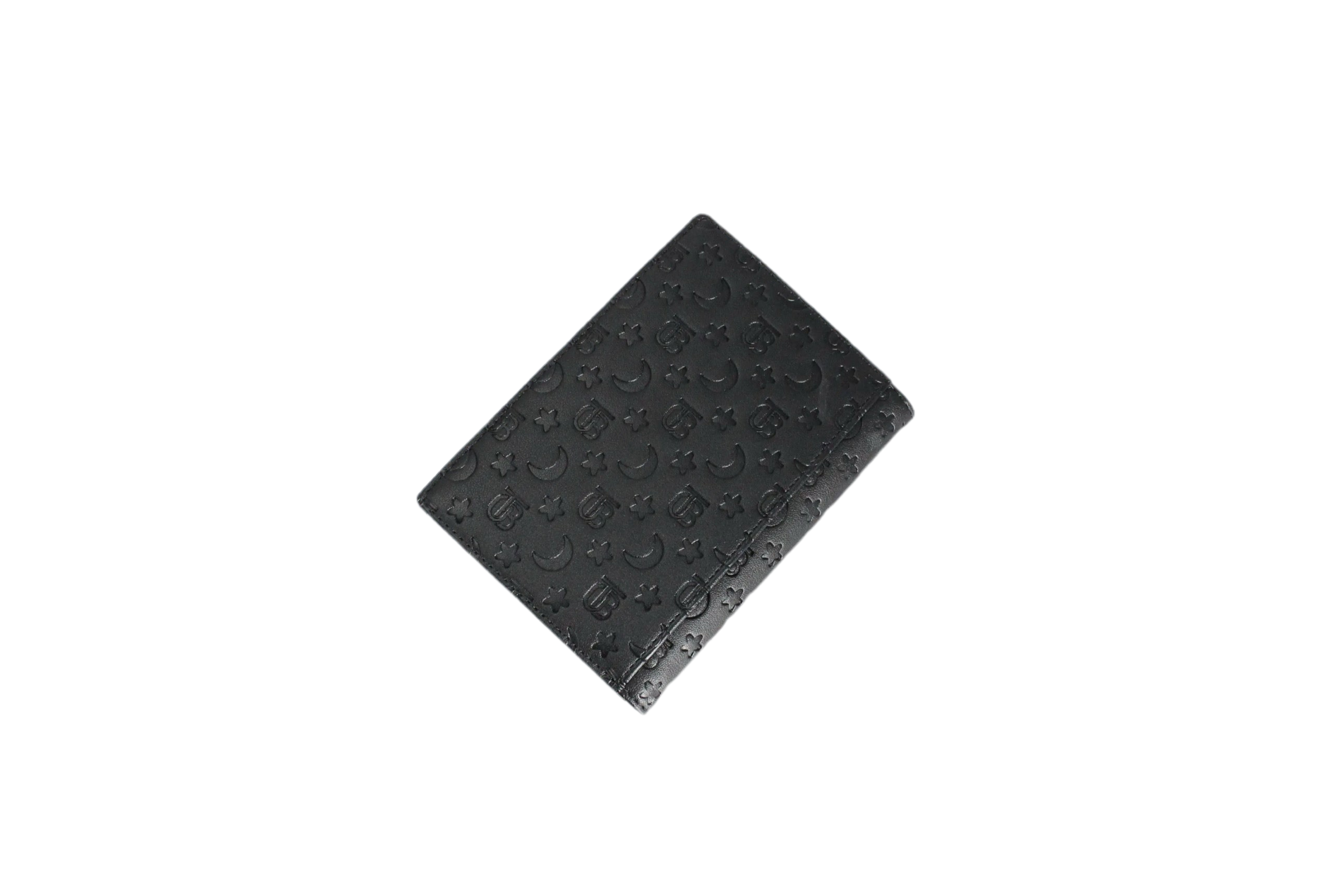 Overnight Travel Bags embossed black passport wallet