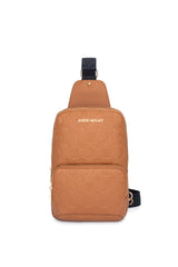 OverNight Travel Bags® Brown embossed Crossbody