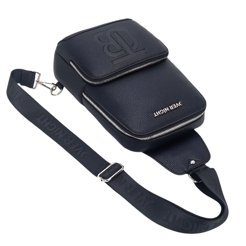 OverNight Travel Bags® Black w/silver Crossbody