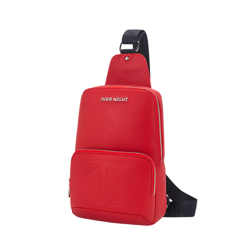 OverNight Travel Bags® Red w/silver Crossbody