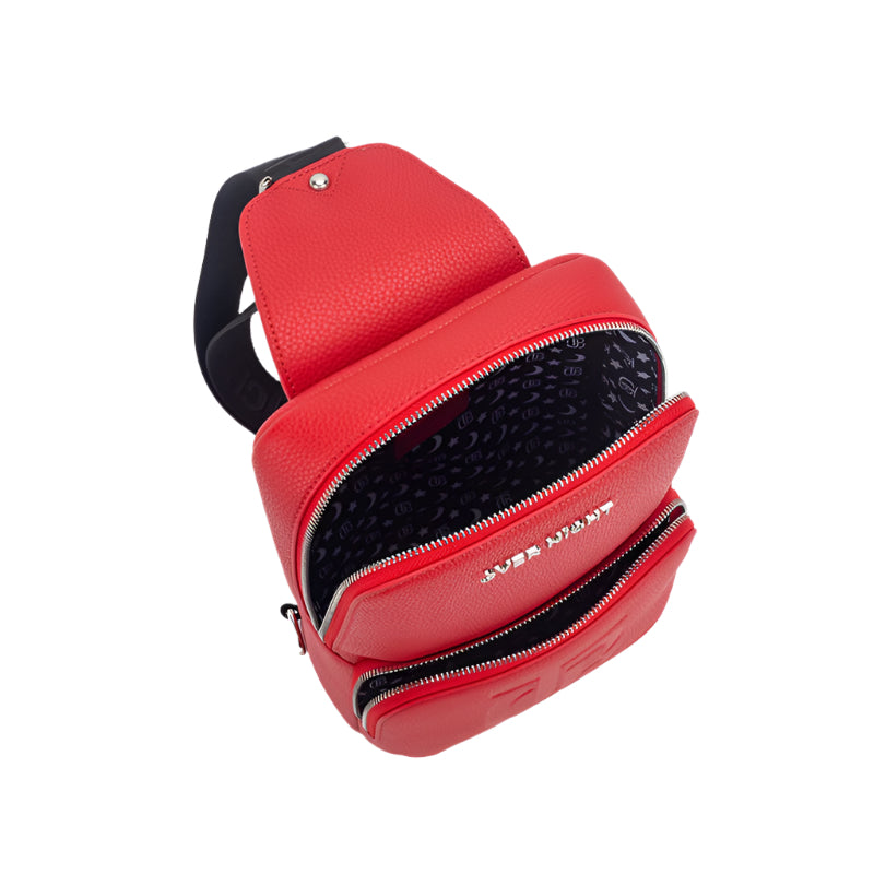 OverNight Travel Bags® Red w/silver Crossbody