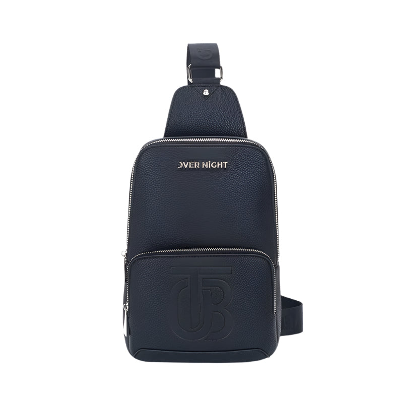 OverNight Travel Bags® Black w/silver Crossbody