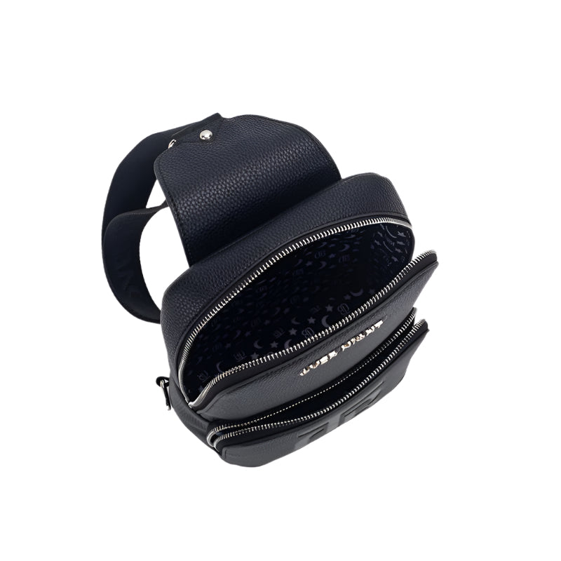 OverNight Travel Bags® Black w/silver Crossbody