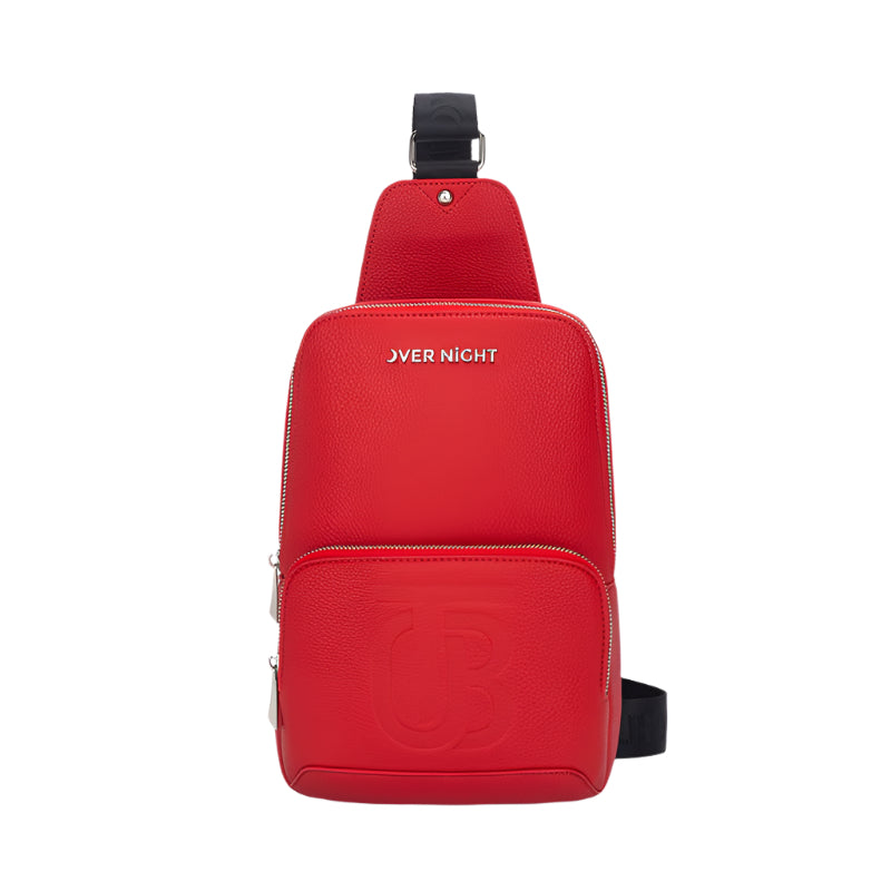 OverNight Travel Bags® Red w/silver Crossbody